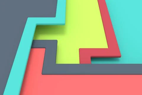 Abstract background. 3D rendering. Illustrazione stock