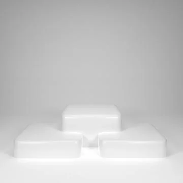 Abstract background. 3d rendering with podium. Minimal scene. Stock Illustration