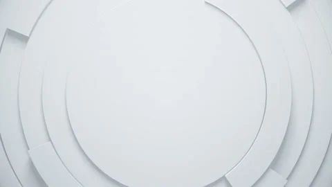 Abstract background with 3d rings and rotating parts. Stock Footage 132134669