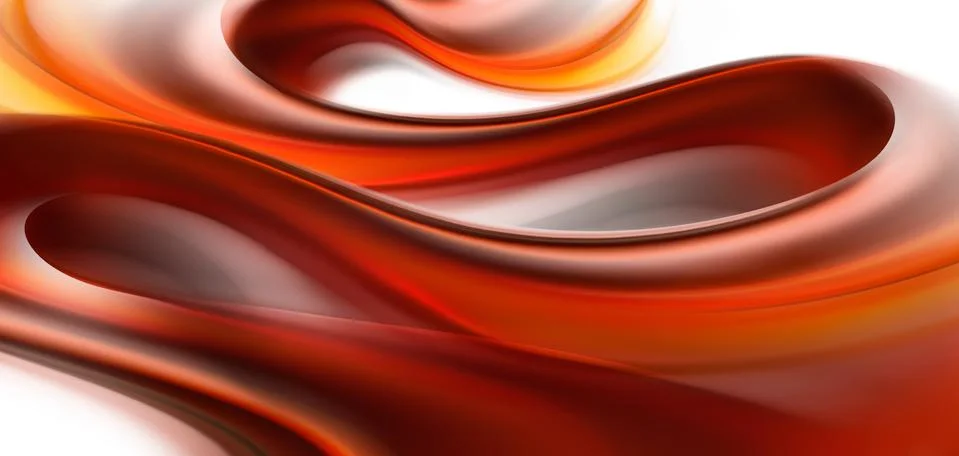 Abstract background with 3D shape Stock Illustration