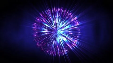 Abstract background 3D shiny blue futuristic spiky object transforming loop Stock Footage 155566219