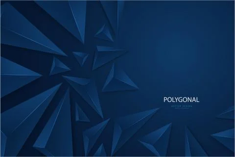 Abstract background with 3d triangles. Stock Illustration