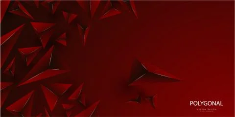 Abstract background with 3d triangles.  Stock Illustration