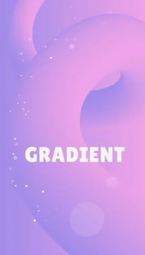 Abstract background with 3d twisted blended curve. Stylish gradient template for Stock Illustration