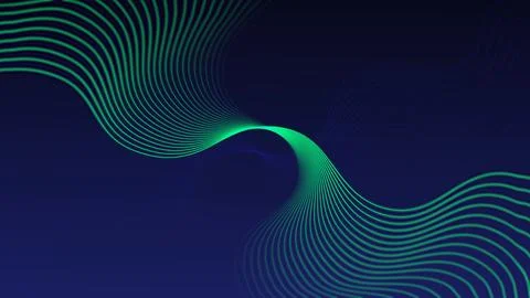 Abstract Background 4k resolution Blue and Green Stock Illustration