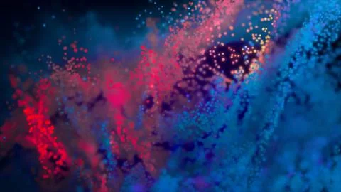 Abstract background 8-bit. 8 bit galaxy in outer space Illustrazione stock