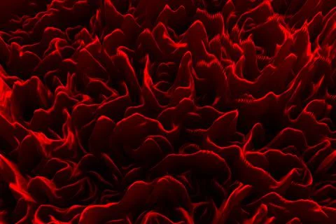 Abstract background, abstract flower surface texture. 3d illustration Illustrazione stock