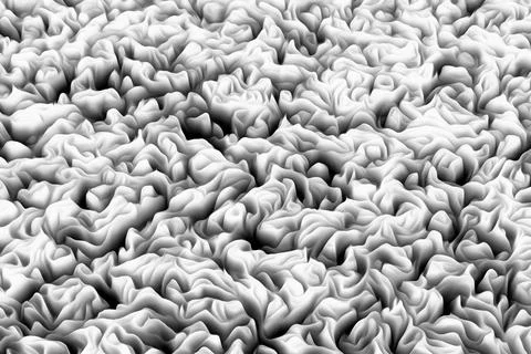 Abstract background, abstract flower surface texture. 3d illustration Stock Illustration