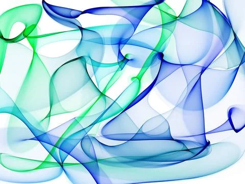 Abstract background Abstract generated blue green graphic pattern white ba... Stockfoto's