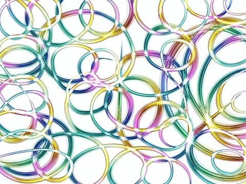 Abstract background Abstract generated colorful shiny pattern white backgr... Stock Photos