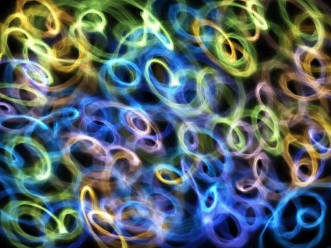 Abstract background Abstract generated colorful shiny spiral pattern black... Foto stock