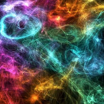 Abstract background Abstract generated colorful graphic pattern black back... Stockfoto's