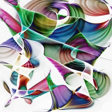Abstract background Abstract generated colorful graphic pattern white back... Stockfoto's