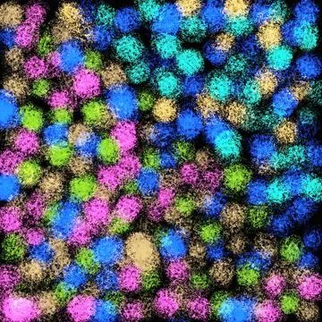 Abstract background Abstract generated colorful shiny spot pattern black b... Stock Photos