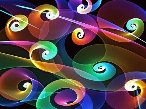 Abstract background Abstract generated colorful pattern art graphic backgr... Stockfoto's