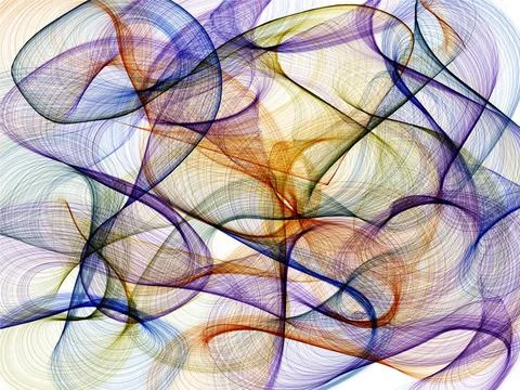 Abstract background Abstract generated colorful pattern over black backgro... Foto stock