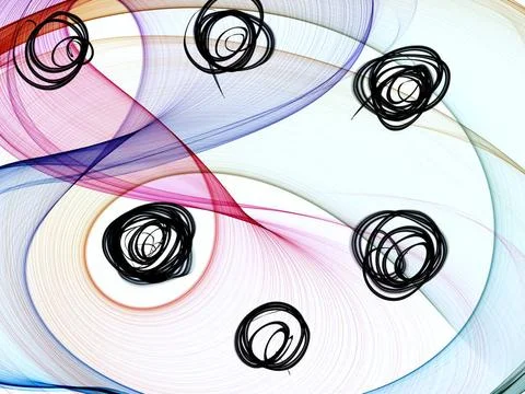 Abstract background Abstract generated colorful graphic shiny pattern whit... 库存照片