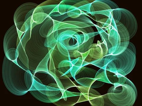 Abstract background Abstract generated colorful graphic pattern black back... Foto stock