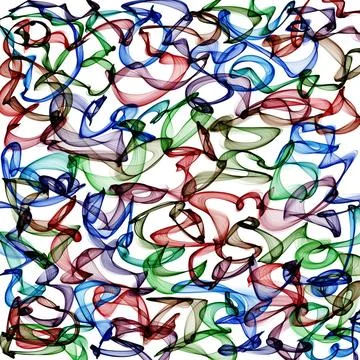 Abstract background Abstract generated colorful graphic pattern white back... Foto stock
