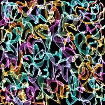 Abstract background Abstract generated colorful graphic pattern black back... Stock Photos