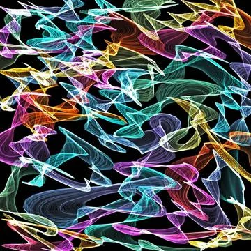  Abstract background Abstract generated colorful shiny graphic pattern bla... Foto stock