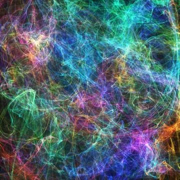 Abstract background Abstract generated colorfull shiny pattern black backg... 写真素材