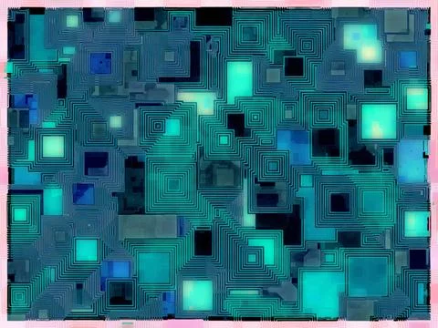Abstract background Abstract generated geometric pattern vintage graphic b... 写真素材