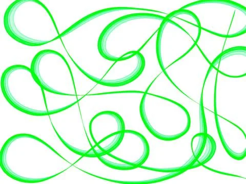 Abstract background Abstract generated graphic green art pattern white bac... Foto stock