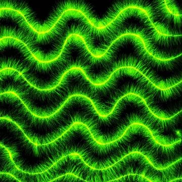 Abstract background Abstract generated green shiny pattern ornate backgrou... 写真素材