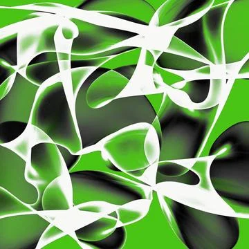 Abstract background Abstract generated green black and white pattern backg... Stock Photos