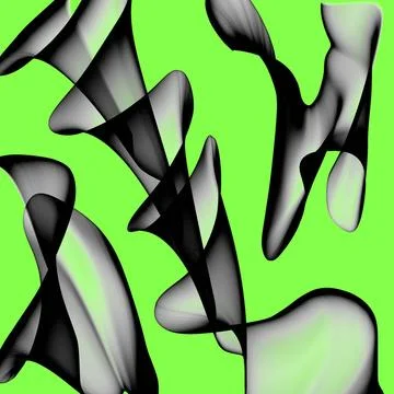 Abstract background Abstract generated green black and white pattern backg... Stockfoto's