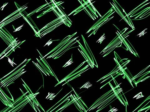 Abstract background Abstract generated green black pattern graphic backgro... Foto stock
