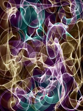 Abstract background Abstract generated light colorful pattern black backgr... Stockfoto's