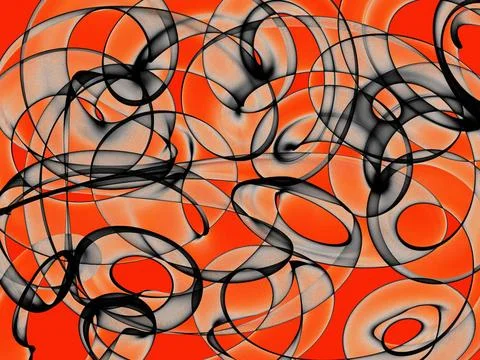 Abstract background Abstract generated loop black pattern red background C... Stock Photos