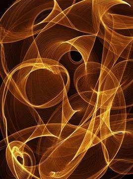 Abstract background Abstract generated red yellow pattern black background... Foto stock