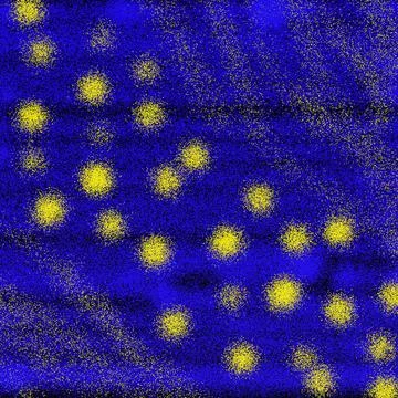 Abstract background Abstract generated yellow blue pattern art background ... 스톡 사진