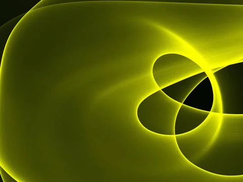 Abstract background Abstract generated yellow shiny pattern black backgrou... 写真素材