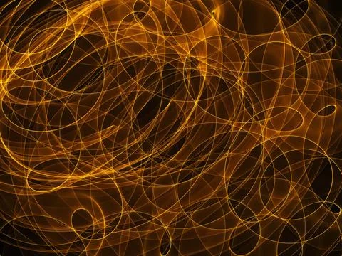 Abstract background Abstract generated yellow red pattern over black backg... 写真素材