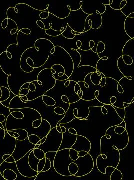 Abstract background Abstract generated yellow graphic pattern black backgr... 写真素材