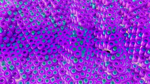 Abstract Background with Abstract Geometric Shapes. 4K Stock Footage 294164456