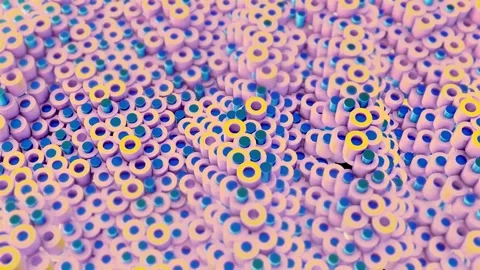 Abstract Background with Abstract Geometric Shapes 02. 4K Video stock 294165082