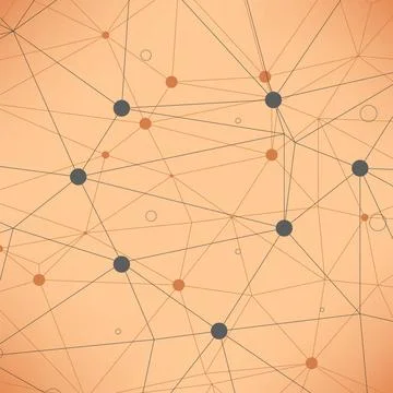 Abstract Background Abstract Geometric Texture Isolated on Orange Backgrou... 스톡 사진