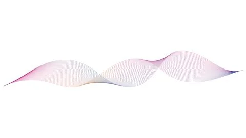 Abstract background, abstract lines, wave line, purple wave, colorful lines, Stock Illustration