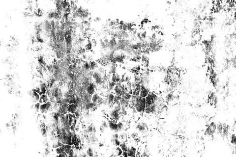 Abstract background. Abstract monochrome particles texture of cracks, scuffs, Stock Illustration