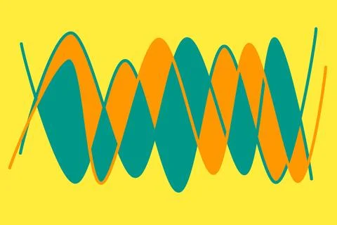 Abstract background, abstract shapes for design in different bright colors Stock Illustration