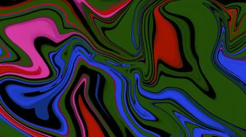 Abstract background from acrylic paints, texture of liquid paint,3D rendering Stock Illustration