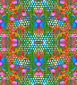 Abstract background. Acrylic texture with elements of mixed media techniques Stock Photos