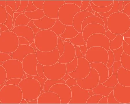 Abstract background air bubbles on orange background Stock Illustration