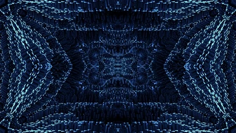 Abstract background alien pulsing tunnel loop Vidéo 135068358