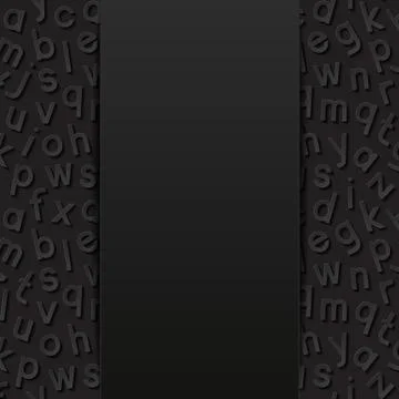 Abstract background with alphabet Stock Illustration